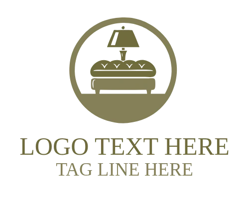 Modern Bar Stool Furniture Logo