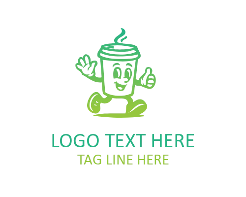 Modern Barista Character Logo
