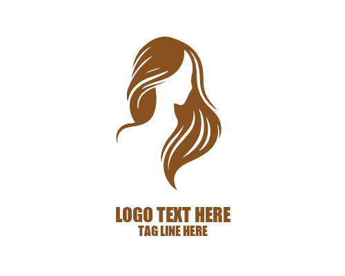 Modern Beauty Women Hair Icon