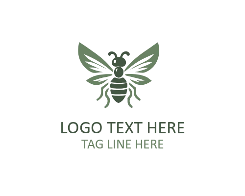 Modern Bee Agriculture Icon