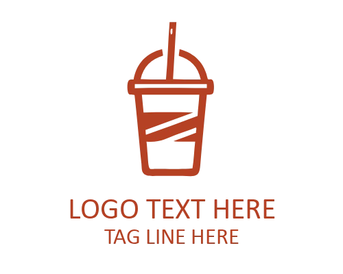 Modern Beverage Cup Logo