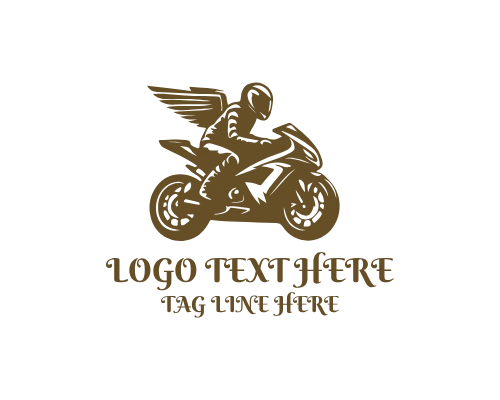 Modern Bike Ride Logo