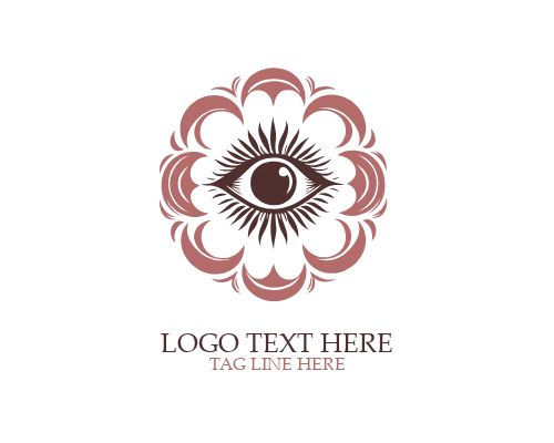 Modern Boho Eye Logo