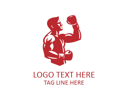 Modern Boxing Sport Logo