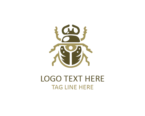 Modern Bug Symbol Logo