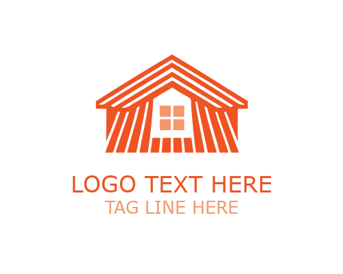 Modern Build Abstract Roofing Logo for Construction and Contractor Branding