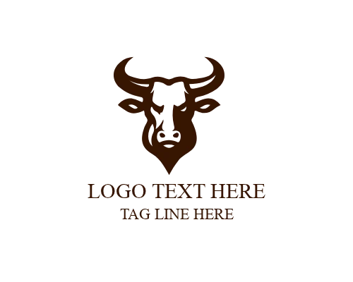 Modern Bull Head Logo for Strong Business and Sports Branding