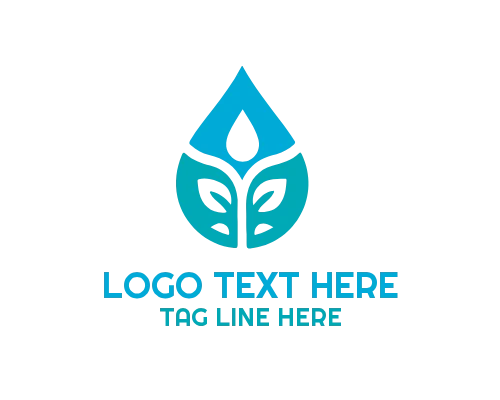 Modern Business Linear Water Drop Logo
