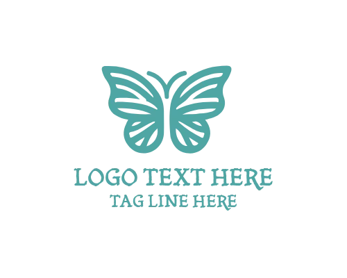Modern Butterfly Logo