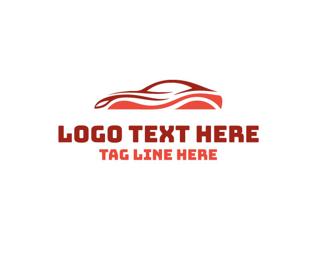 Modern Car Line Logo