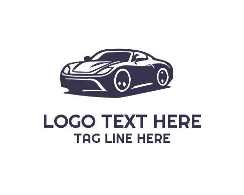 Modern Car Line Logo