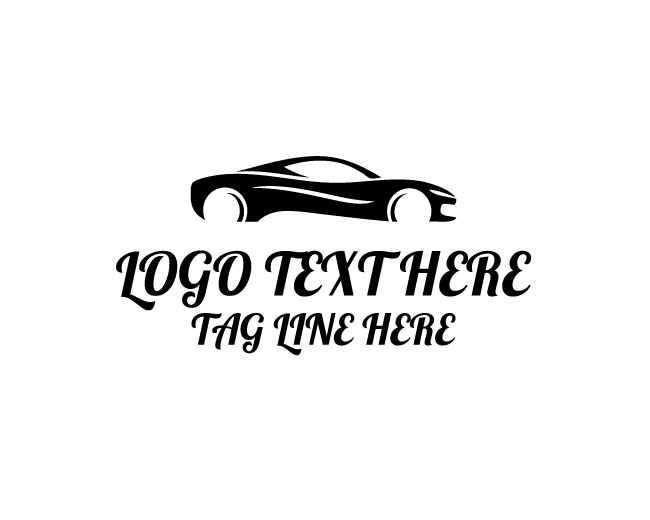 Modern Car Road Logo
