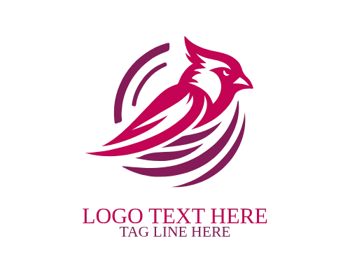 Modern Cardinal Crest Logo