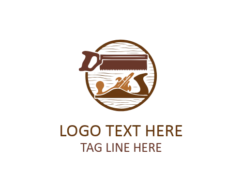 Modern Carpentry Logo for Woodworking, Furniture Brands, and Professional Identity