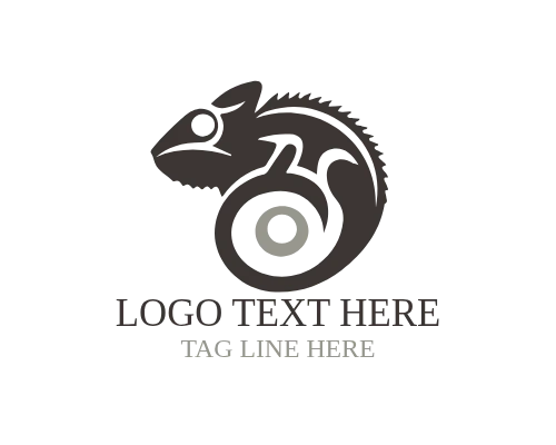 Modern Chameleon Logo for Tech, Creative, and Adaptive Brands