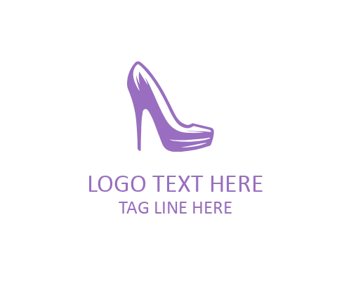 Modern Chic Heels Shoe Symbol