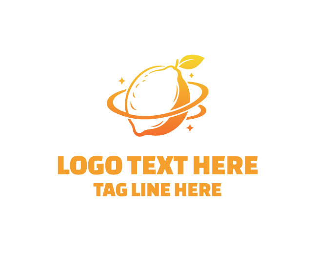 Modern Citrus Planetary Logo