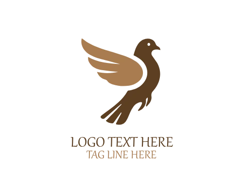 Modern City Pigeon Logo for Urban, Creative, and Lifestyle Brands