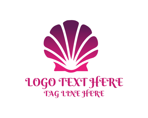 Modern Coastal Shell Brand Logo