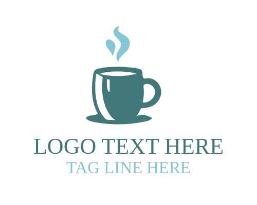 Modern Coffee Cup Symbol Logo