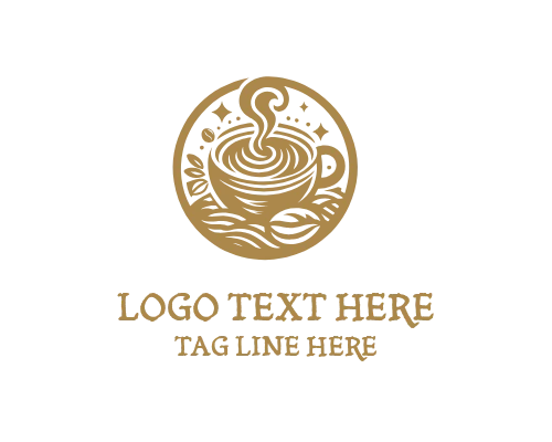 Modern Coffee Logo for Cafe Branding