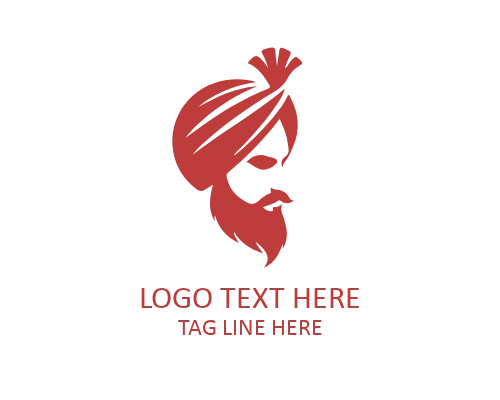 Modern Culture Turban Logo for Contemporary Ethnic and Lifestyle Brands