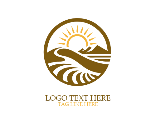 Modern Desert Logo