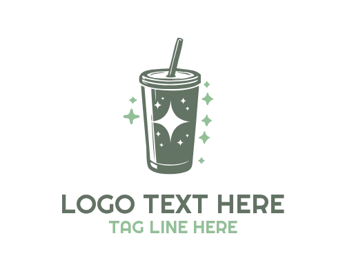 Modern Drinkware Tumbler Logo