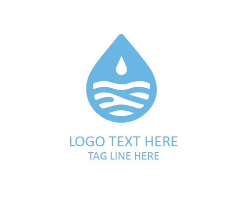 Modern Drop Brand Logo