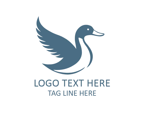  Modern Duck Crest Logo for Identity Brands