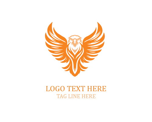 Modern Eagle Badge Logo