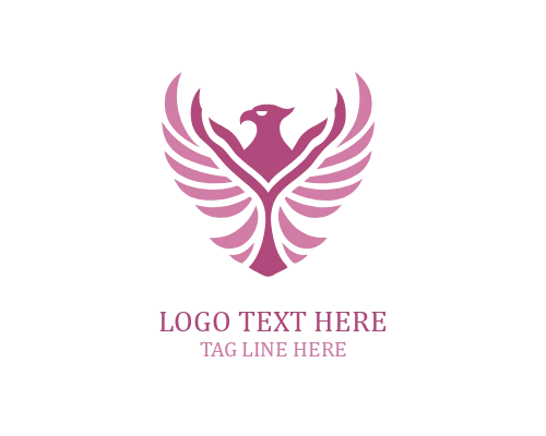 Modern Eagle Shield Logo