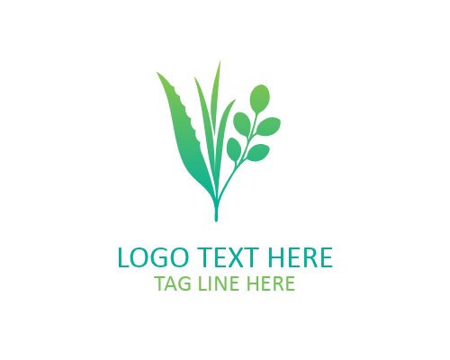 Modern Eco Leaf Logo