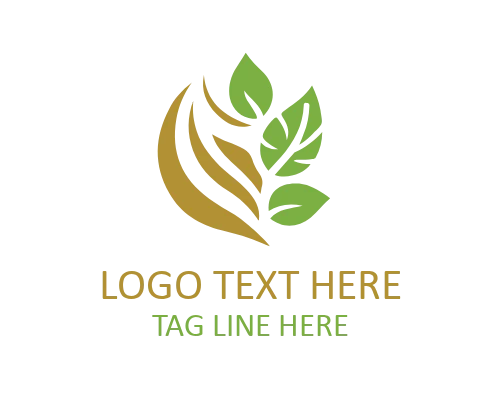 Modern Eco Leaf Logo