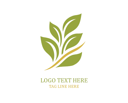 Modern Eco Leaf Logo