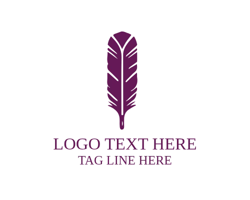 Modern Education Feather Pen Logo