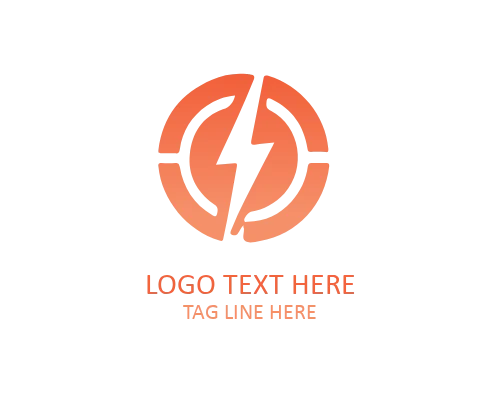 Modern Electric Thunder Logo