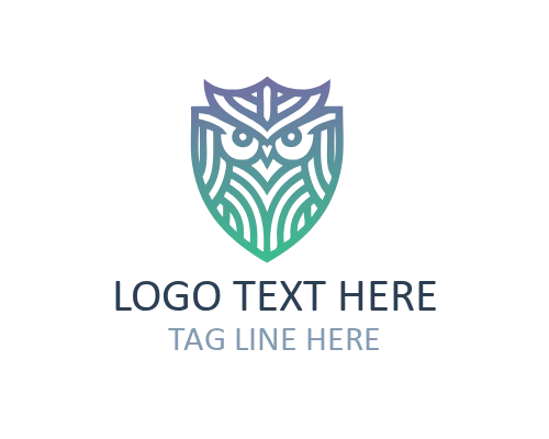 Modern Elegance Owl Logo