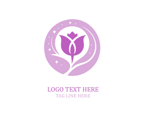 Modern Elegance Tulip Logo