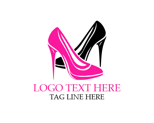 Modern Elegant Stiletto Heels Logo