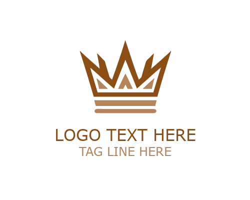 Modern Emperor Crown Logo