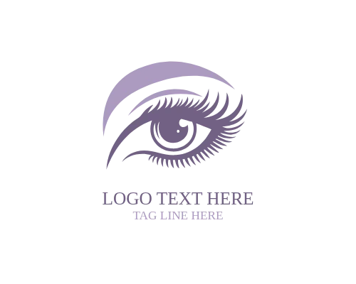 Modern Eye Lashes Logo