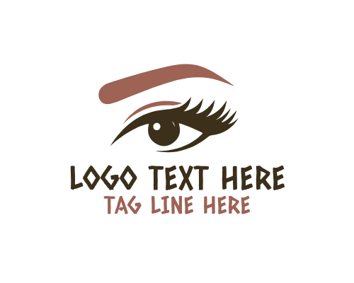 Modern Eyebrow Shape Logo