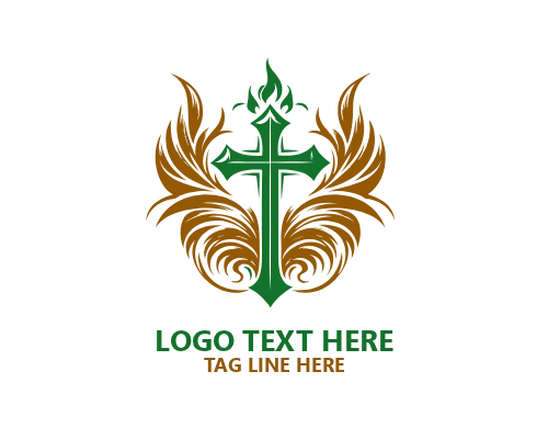 Modern Faith Cross Logo