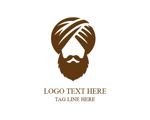 Modern Fashion Turban Logo for Trendy, Contemporary, and Lifestyle Brands