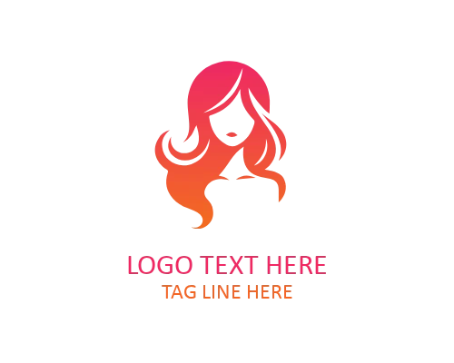 Modern Feminine Lady Logo