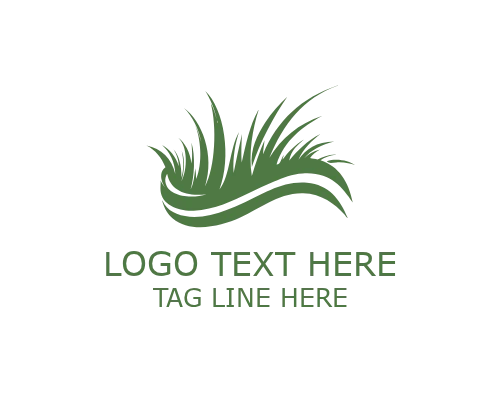 Modern Field Grass Logo
