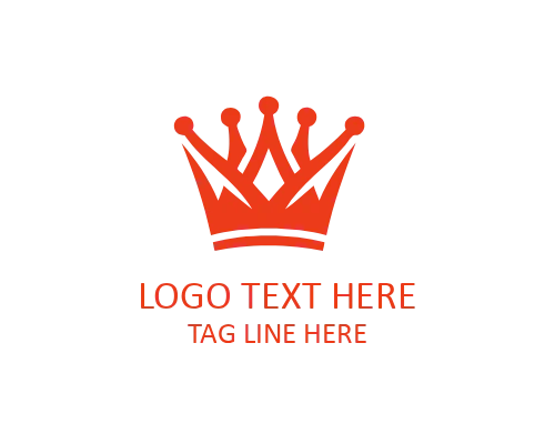 Modern Flat Crown Logo for Versatile Brand Use