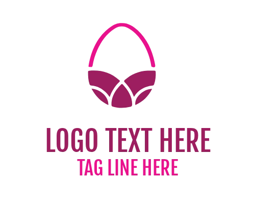 Modern Flat Easter Egg Logo
