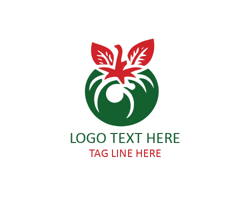  Modern Flat Tomato Logo for Digital and Food Brands